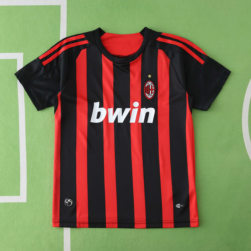 0809 A.C. Milan home retro Kids kit
