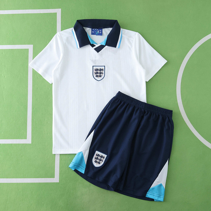 1996 England home retro Kids kit