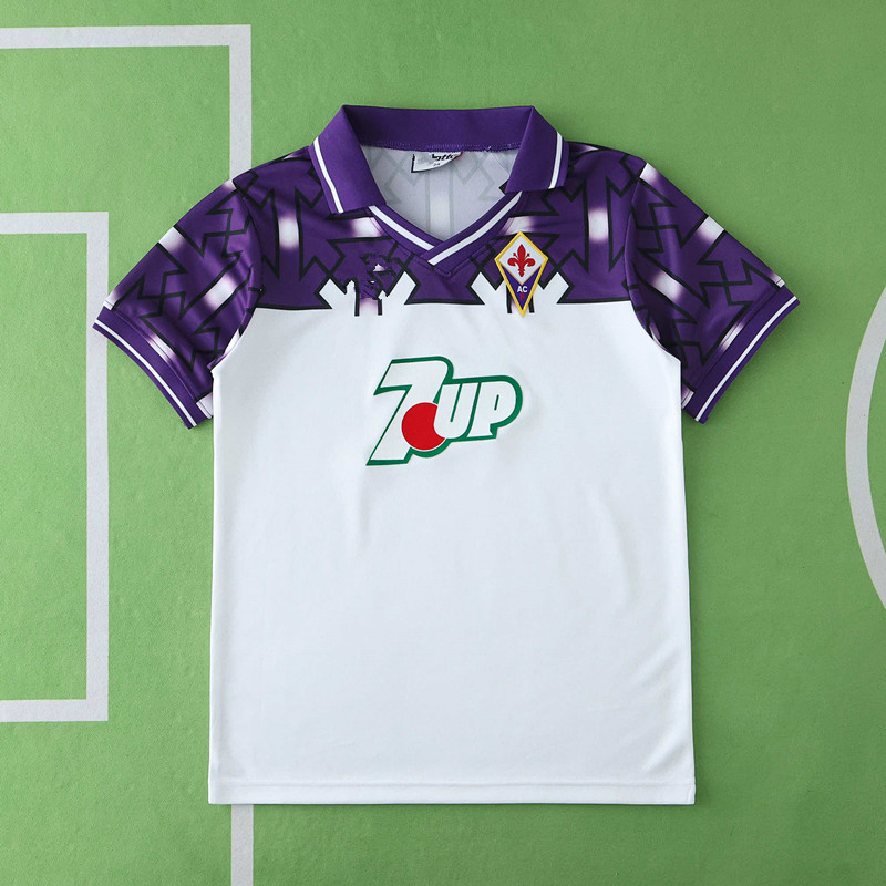 9293 ACF Fiorentina away retro Kids kit