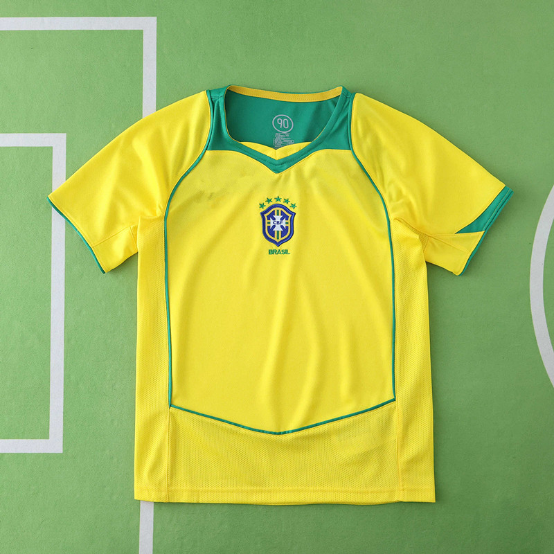 2004 Brazil home retro Kids kit