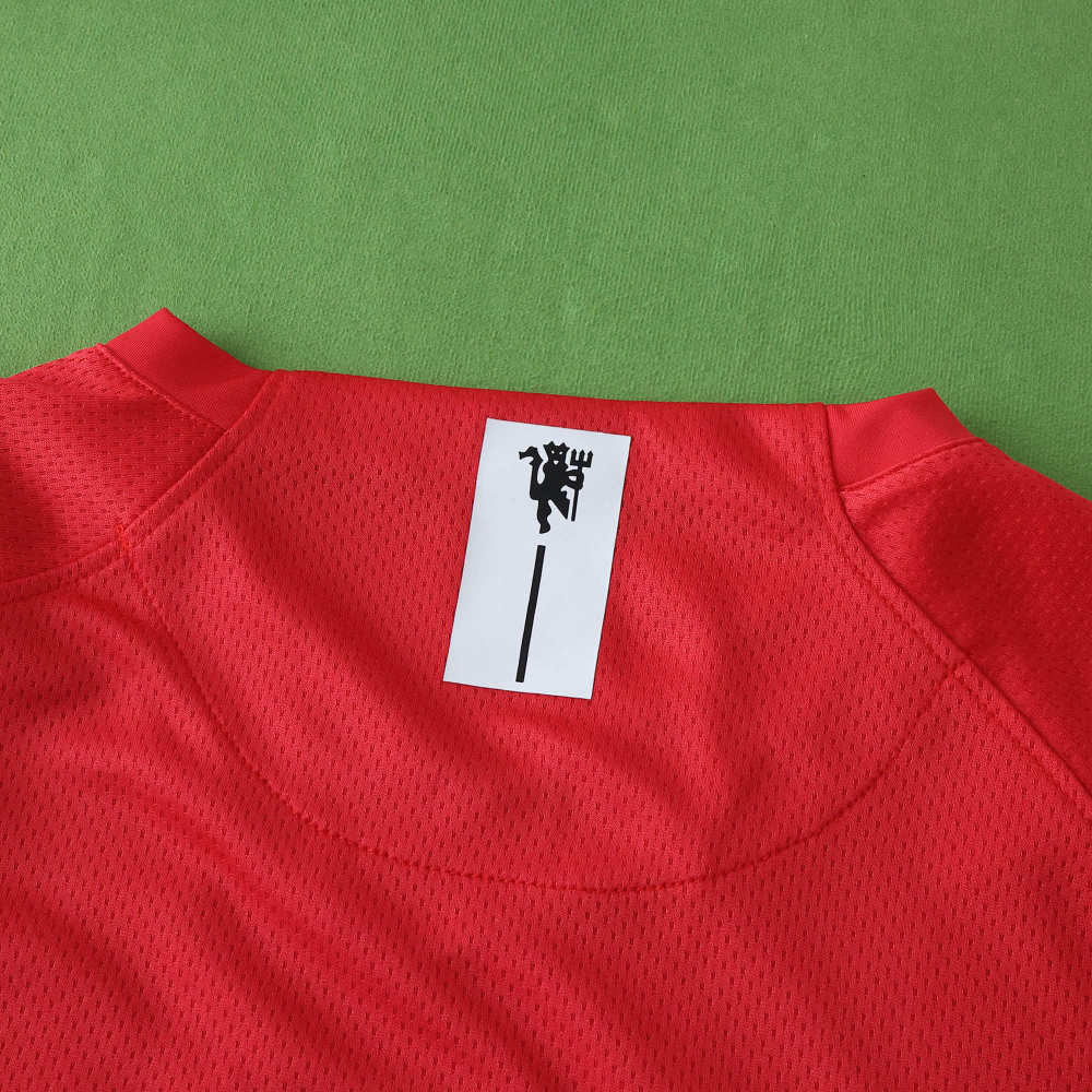 0708 Manchester United F.C. home retro Kids kit