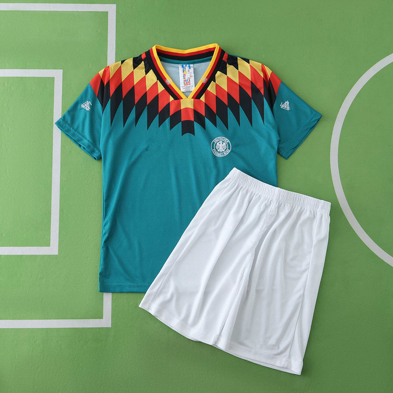 1994 Germany away retro Kids kit