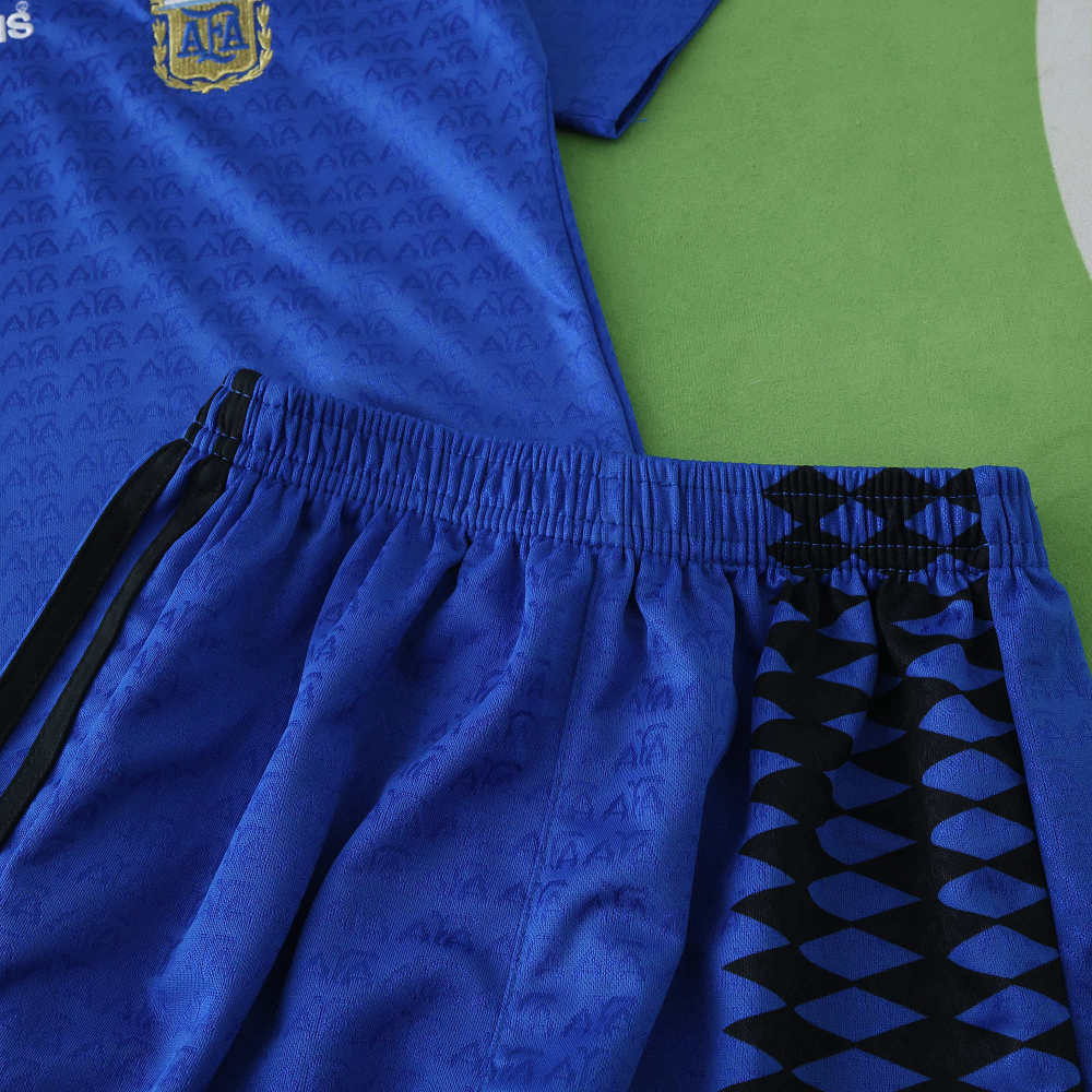 1994 Argentina away retro Kids kit