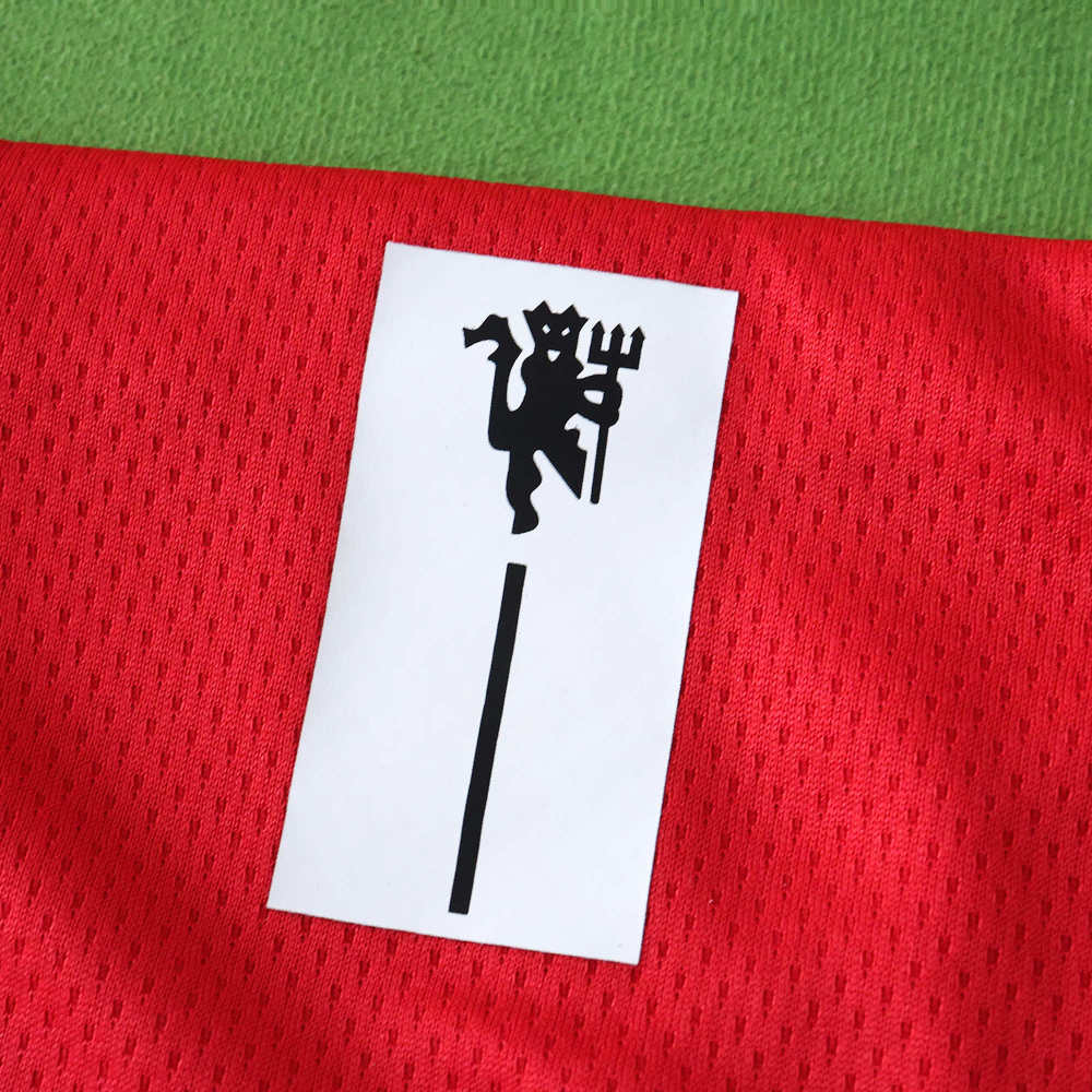 0708 Manchester United F.C. home retro Kids kit