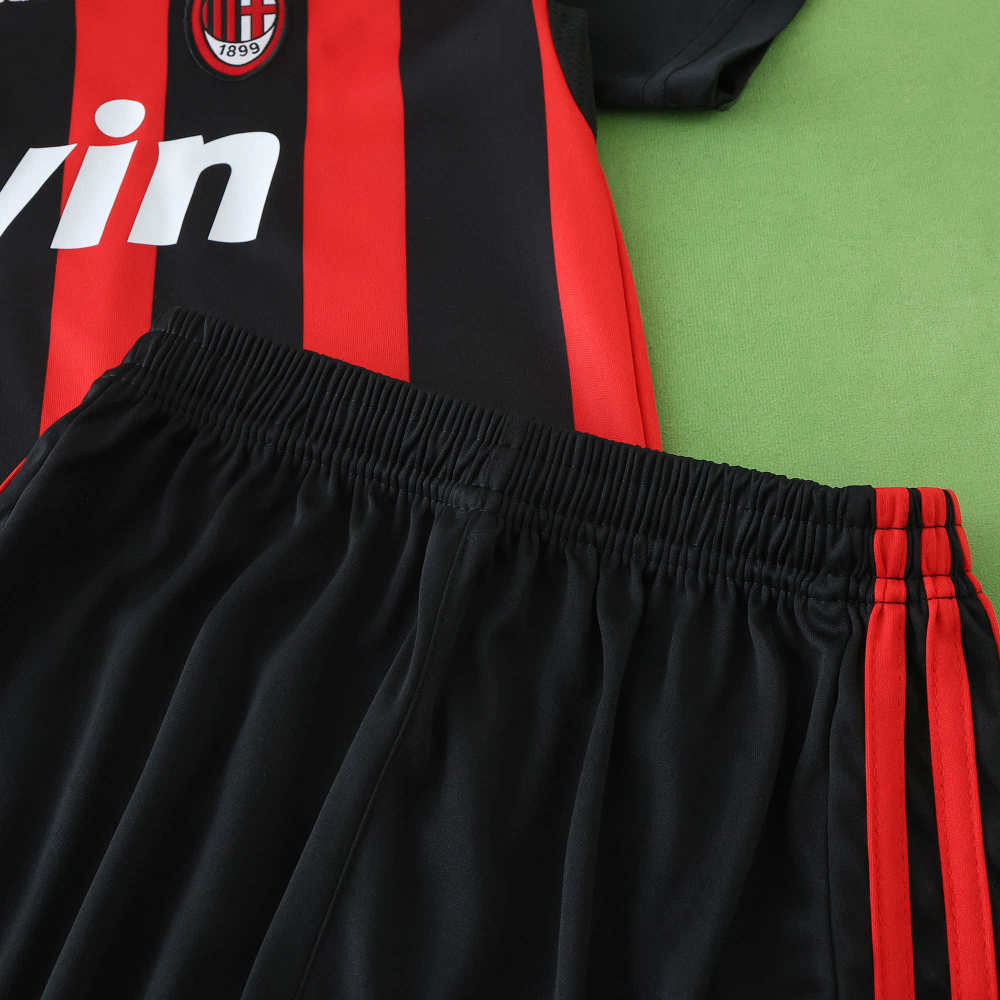 0809 A.C. Milan home retro Kids kit