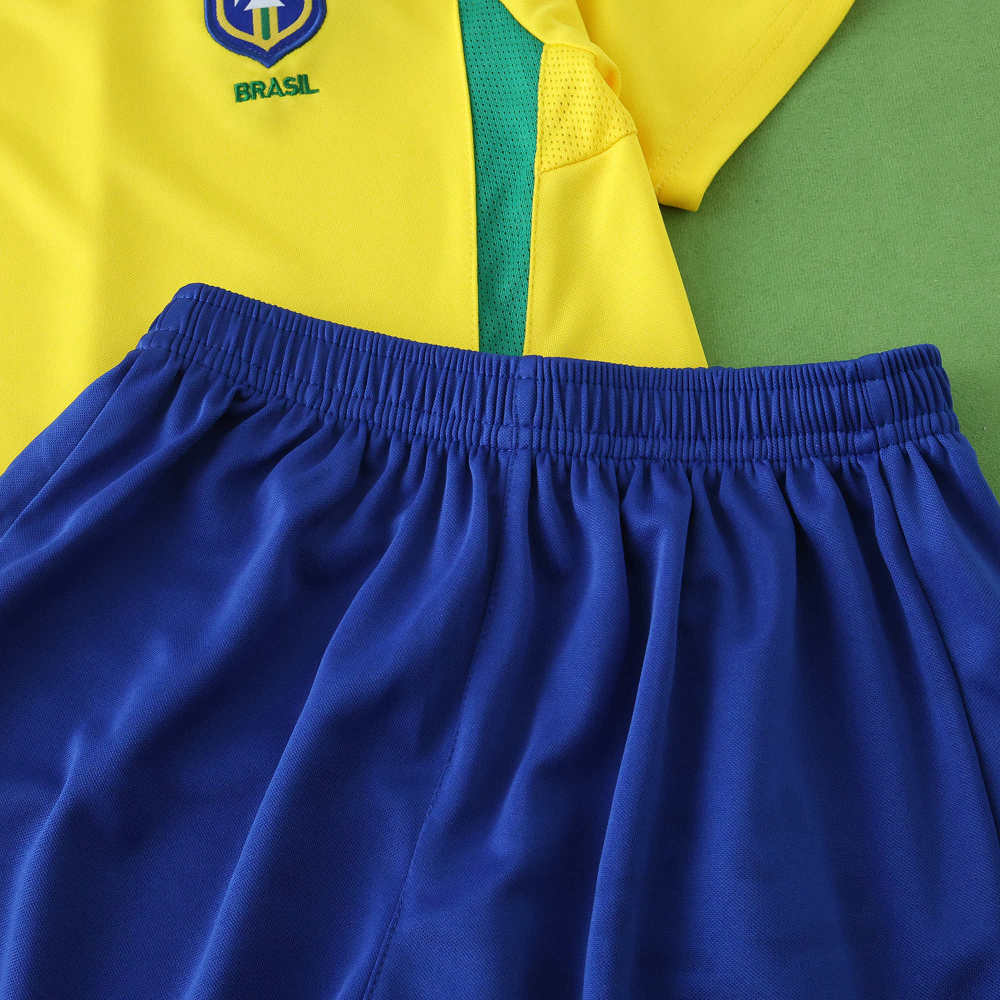 2002 Brazil home retro Kids kit