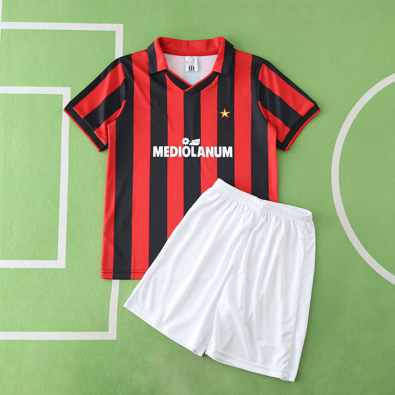 9091 A.C. Milan home retro Kids kit
