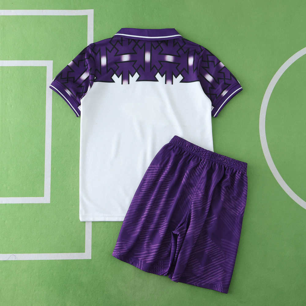 9293 ACF Fiorentina away retro Kids kit