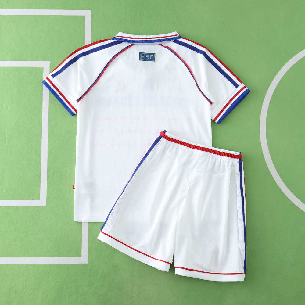 1998 France away retro Kids kit