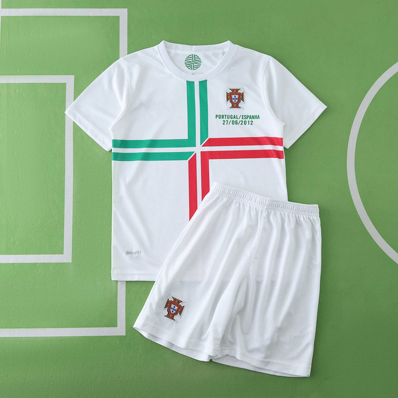1213 Portugal away retro Kids kit