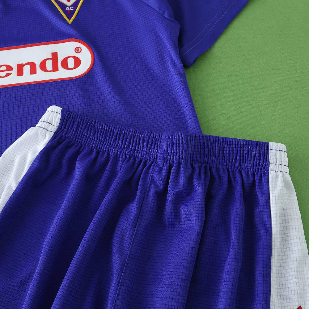 1998 ACF Fiorentina home retro Kids kit
