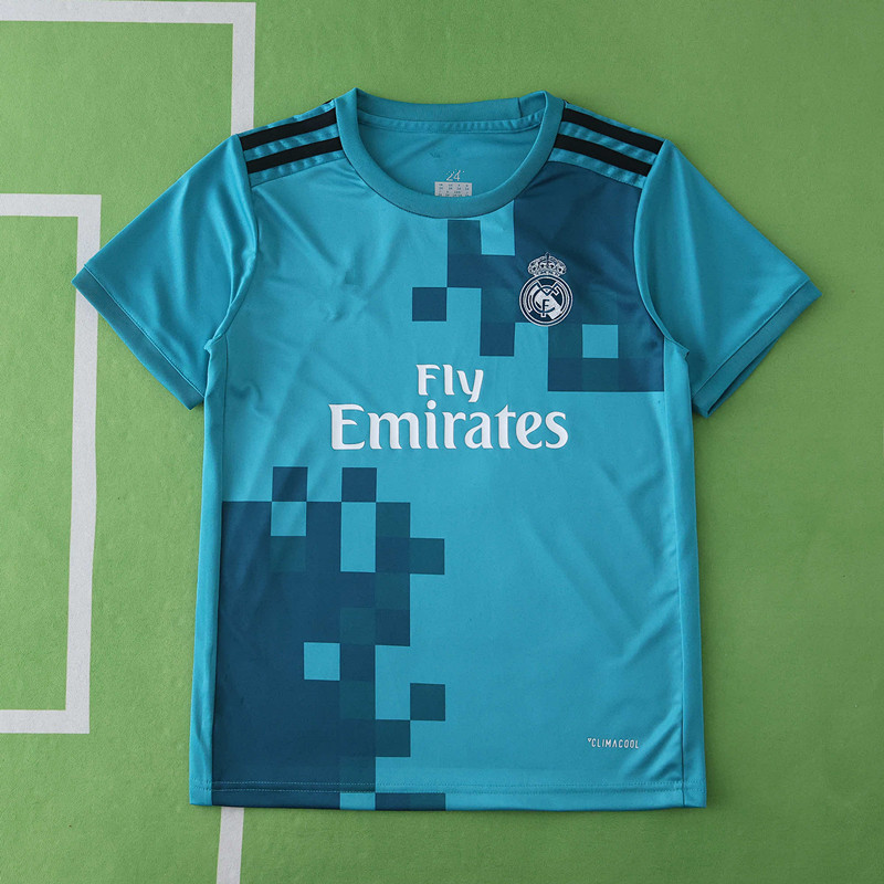 1718 Real Madrid CF third retro Kids kit