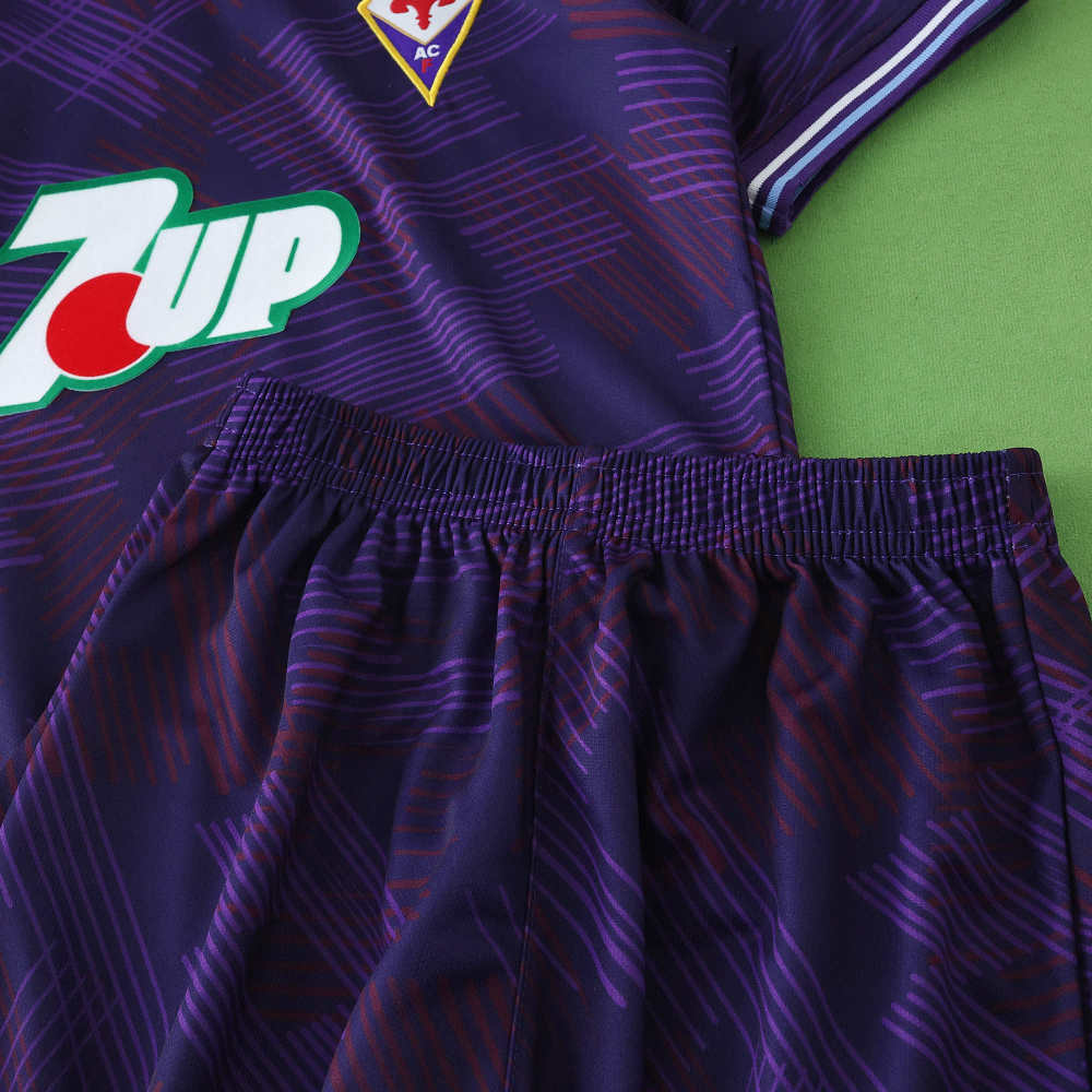 9293 ACF Fiorentina home retro Kids kit