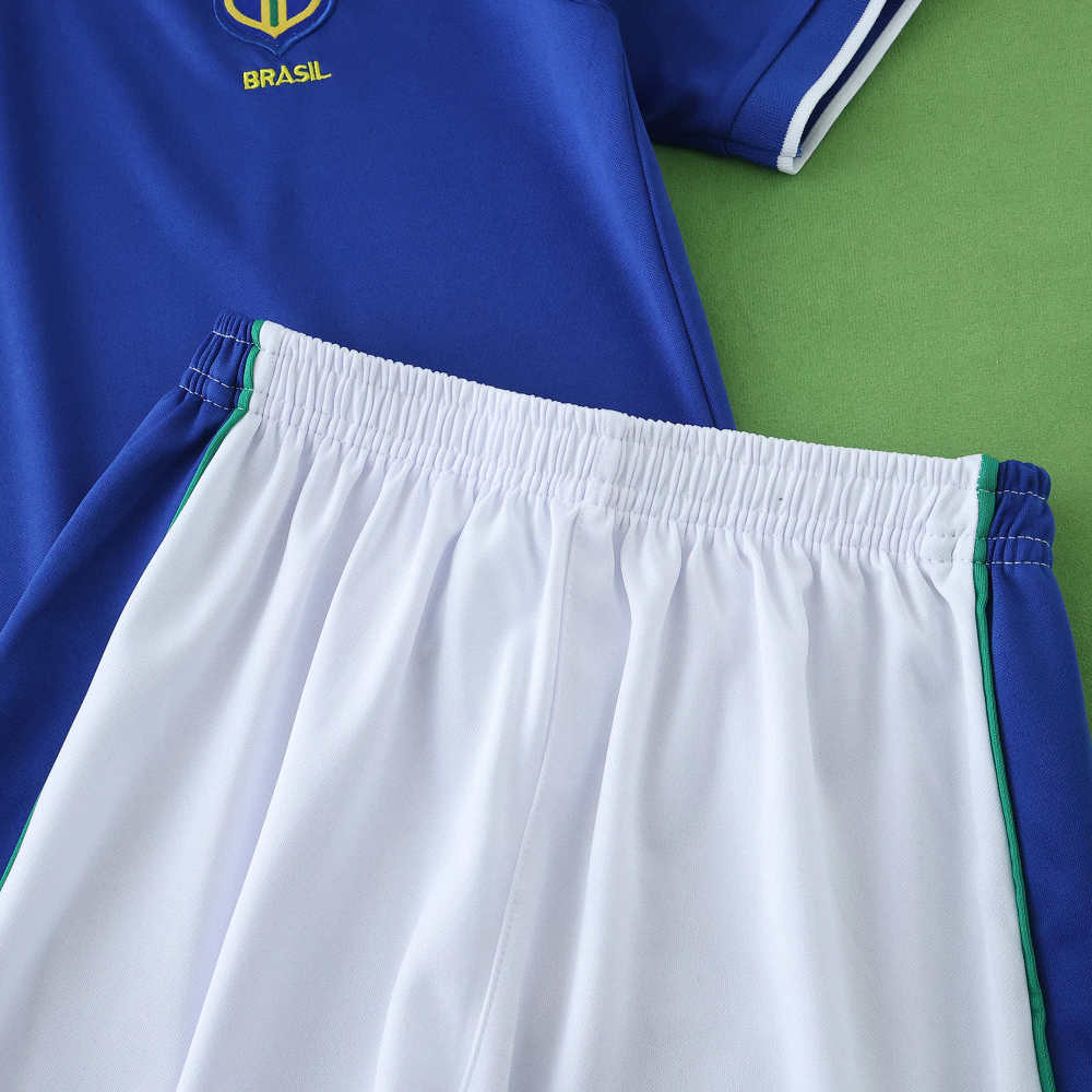 1998 Brazil away retro Kids kit