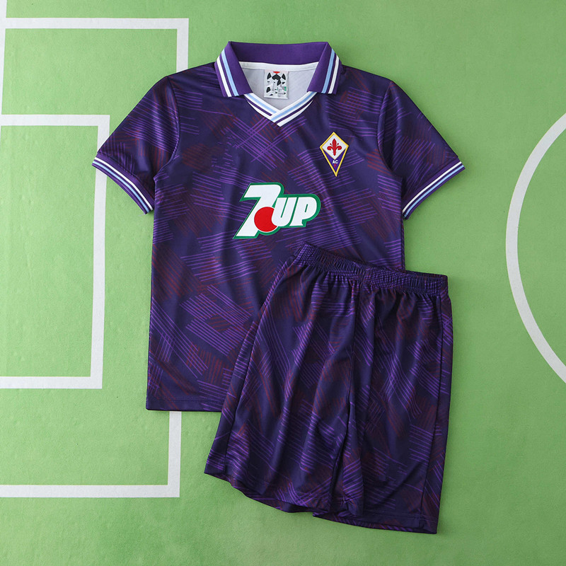 9293 ACF Fiorentina home retro Kids kit