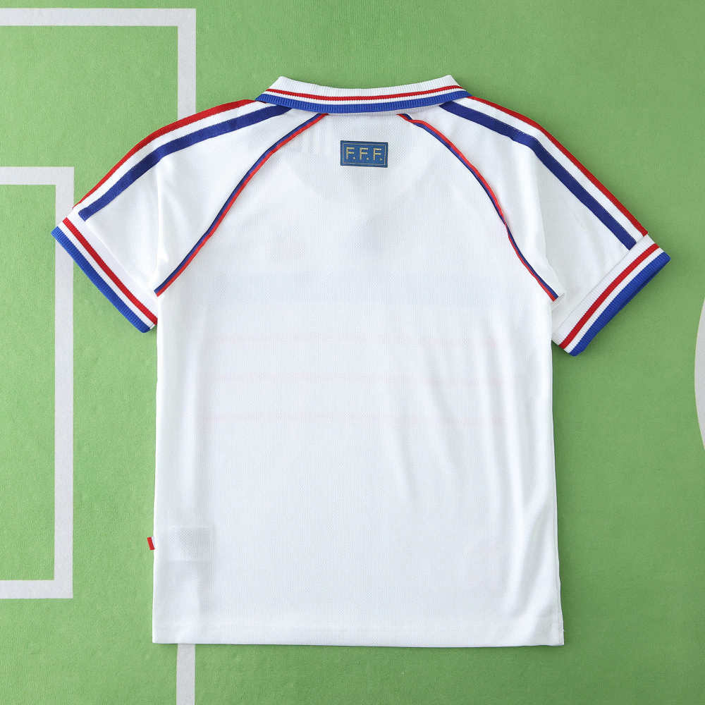 1998 France away retro Kids kit