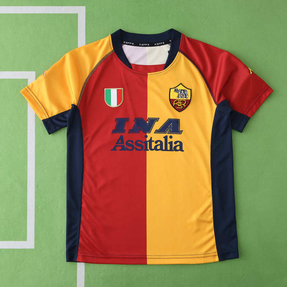 0001 A.S. Roma home retro Kids kit