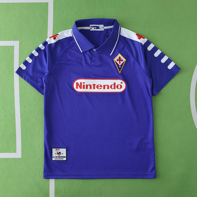 1998 ACF Fiorentina home retro Kids kit