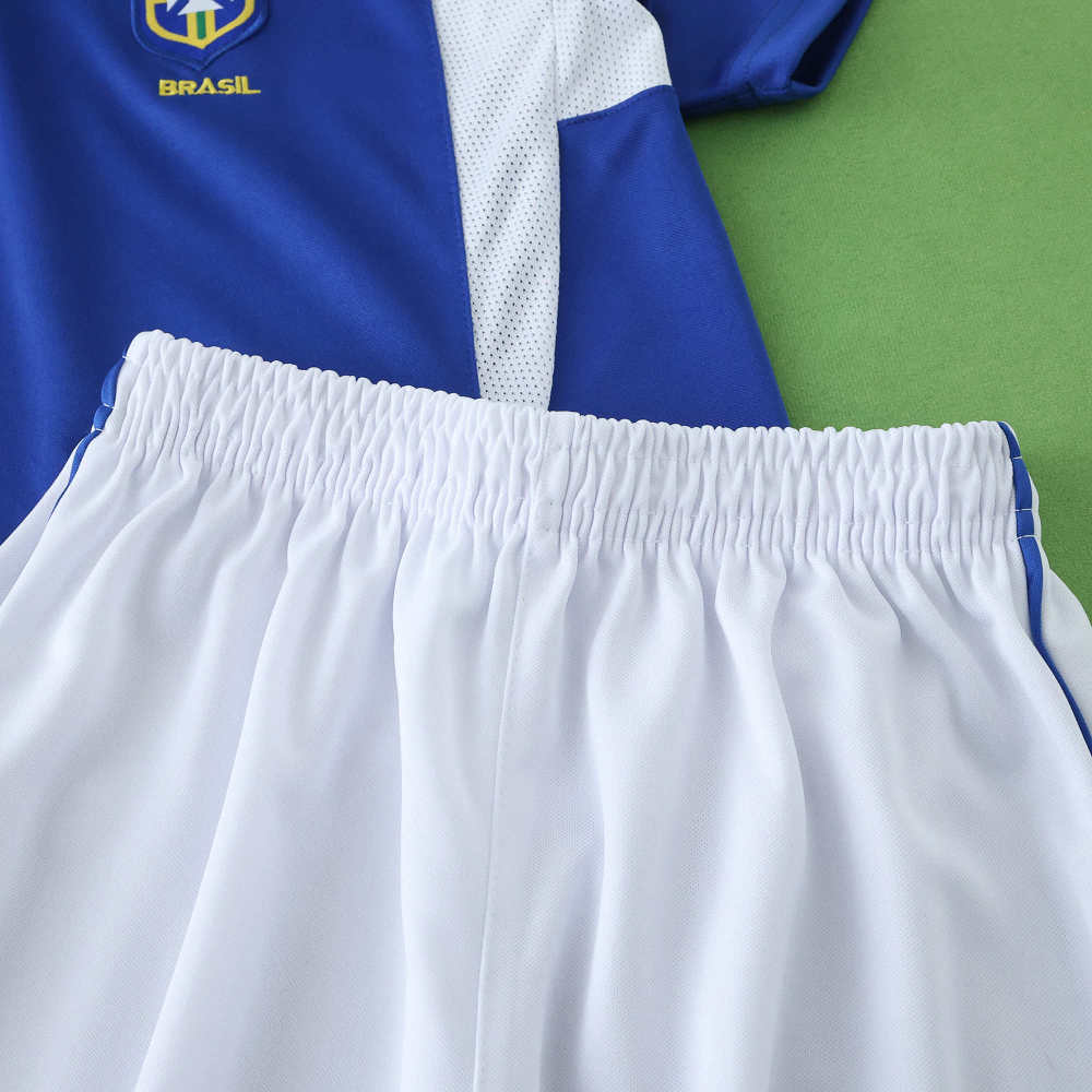 2002 Brazil away retro Kids kit