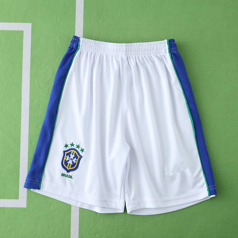 1998 Brazil away retro Kids kit