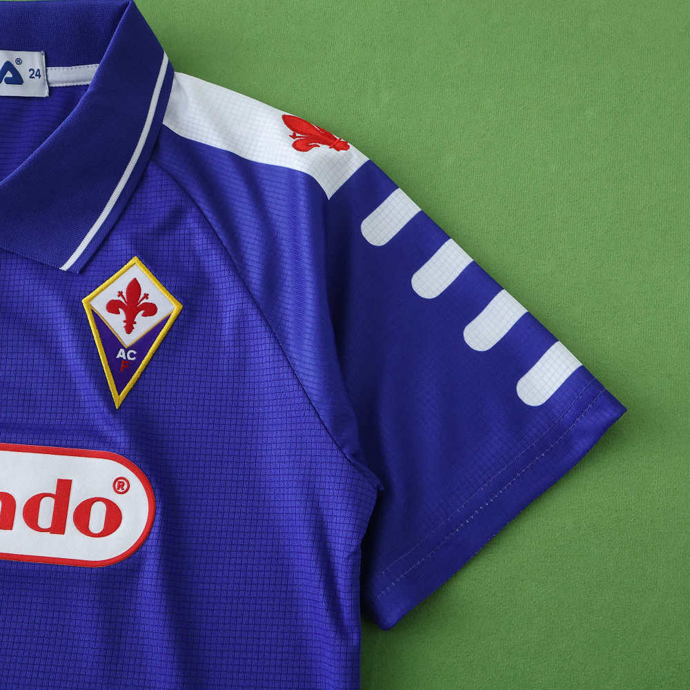1998 ACF Fiorentina home retro Kids kit