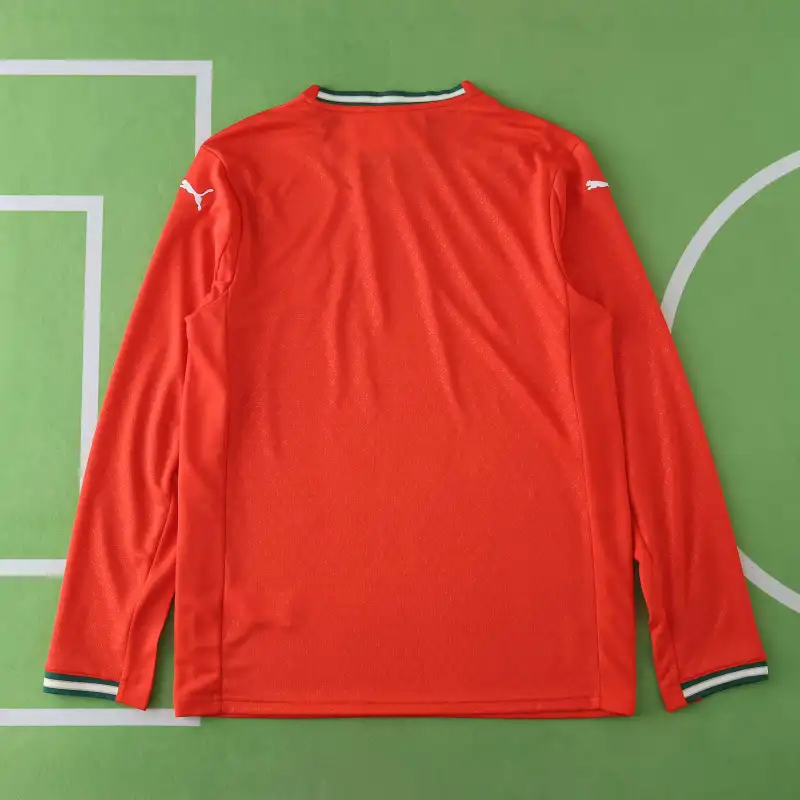 2526 season Portugal home Long sleeved Fan version