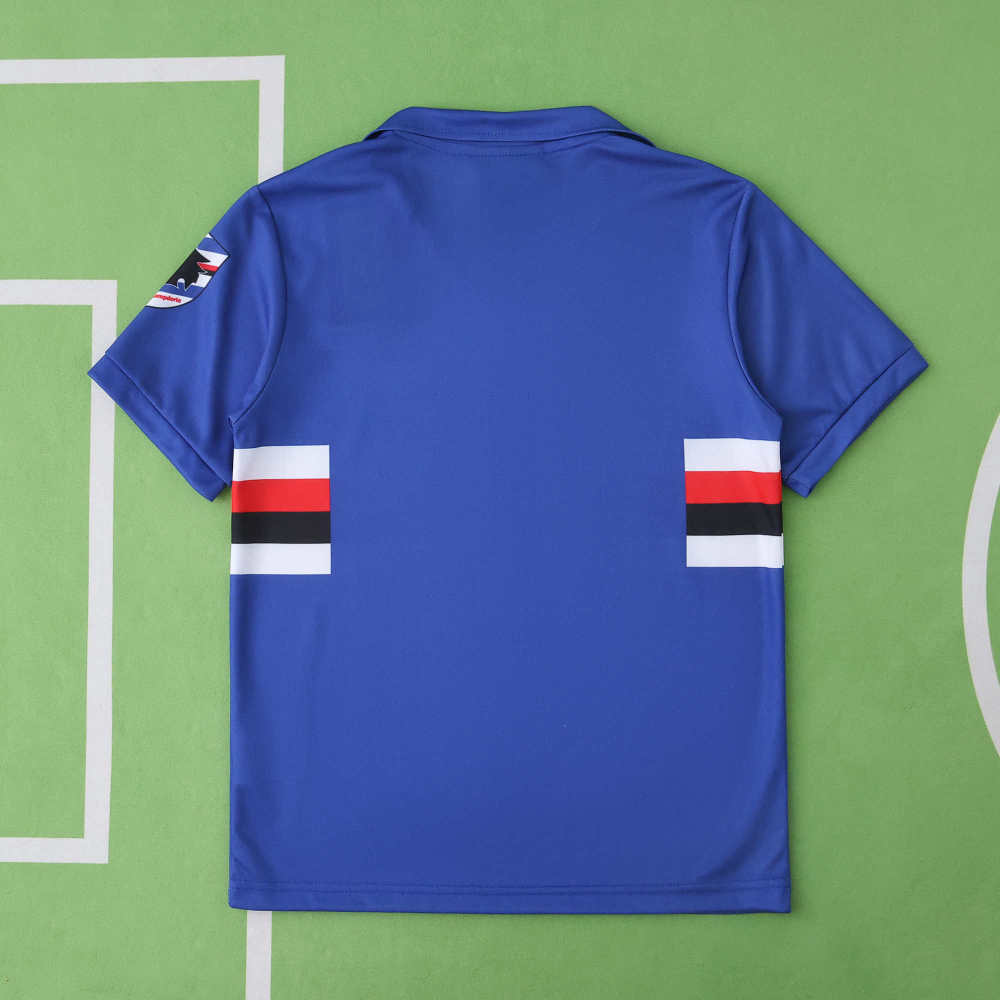 9091 season U.C.Sampdoria home Kids kit