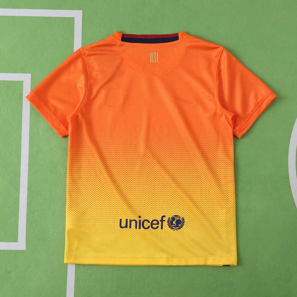 1213 season FC Barcelona / Barça away Kids kit