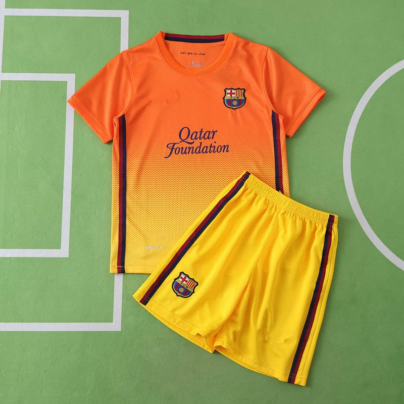1213 season FC Barcelona / Barça away Kids kit