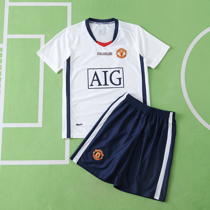 0809 season Manchester United F.C. third Kids kit