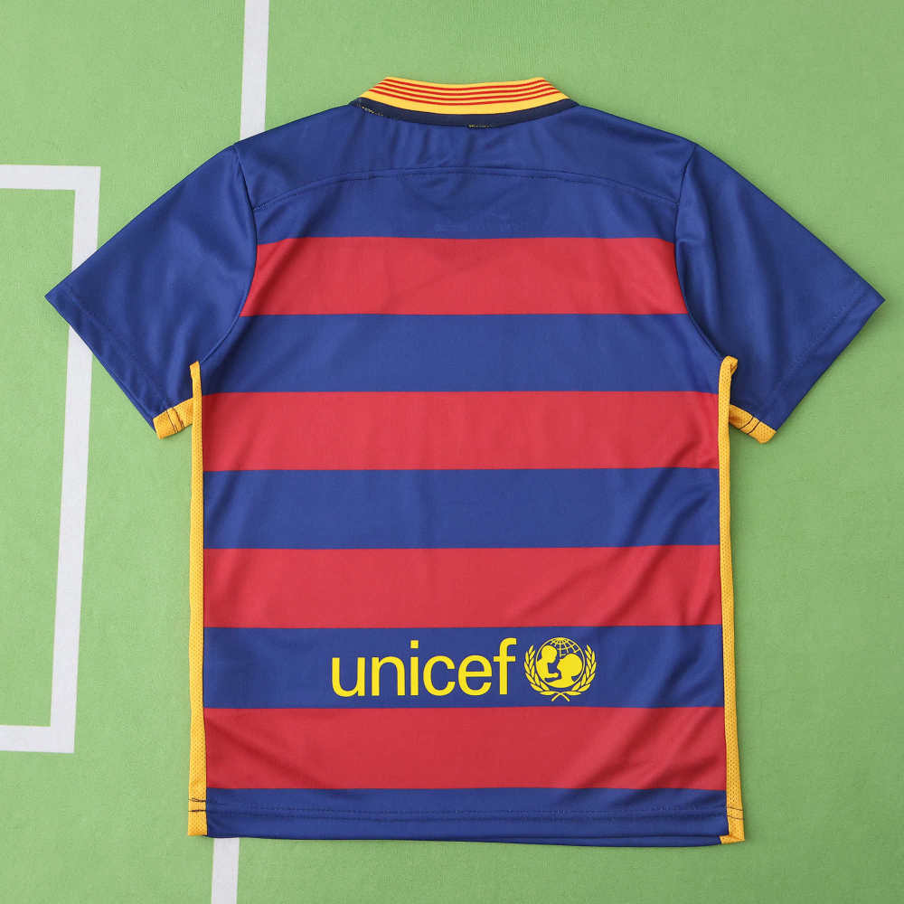 1516 season FC Barcelona / Barça home Kids kit