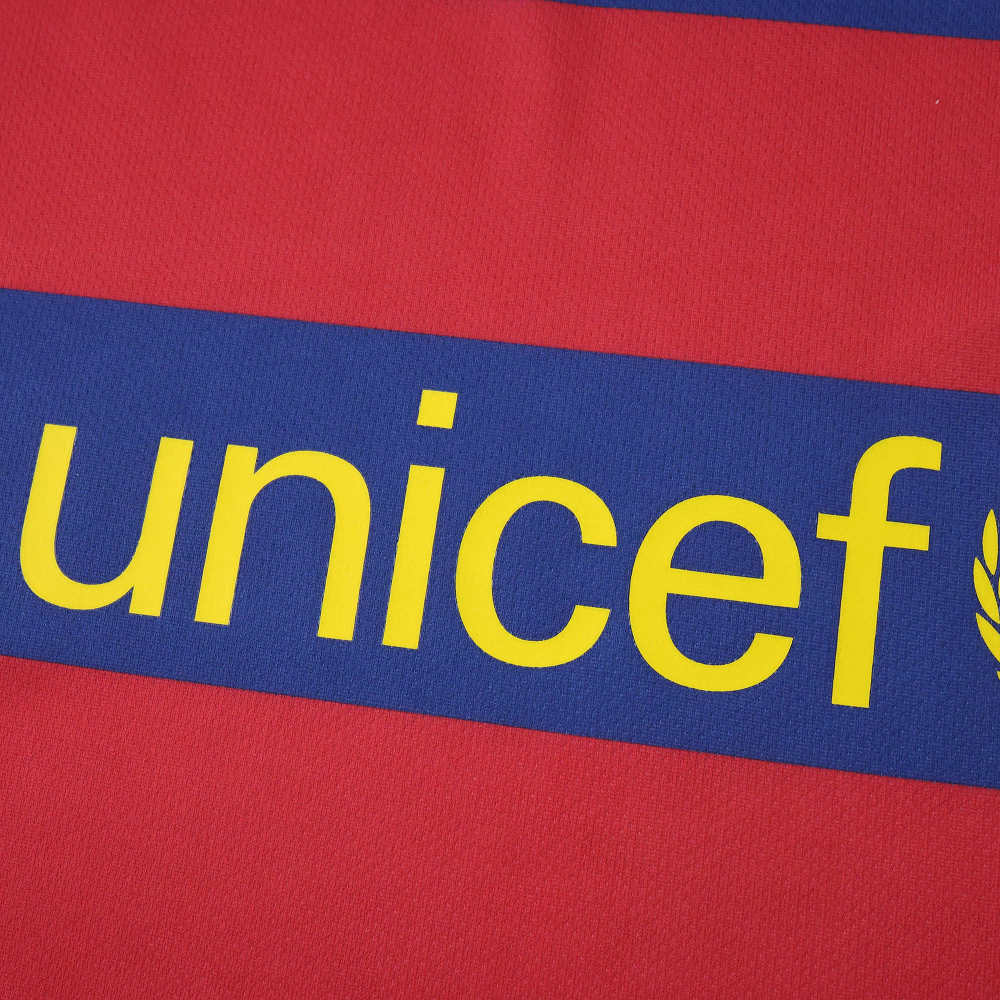 1516 season FC Barcelona / Barça home Kids kit