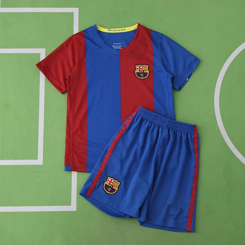 0607 season FC Barcelona / Barça  home Kids kit