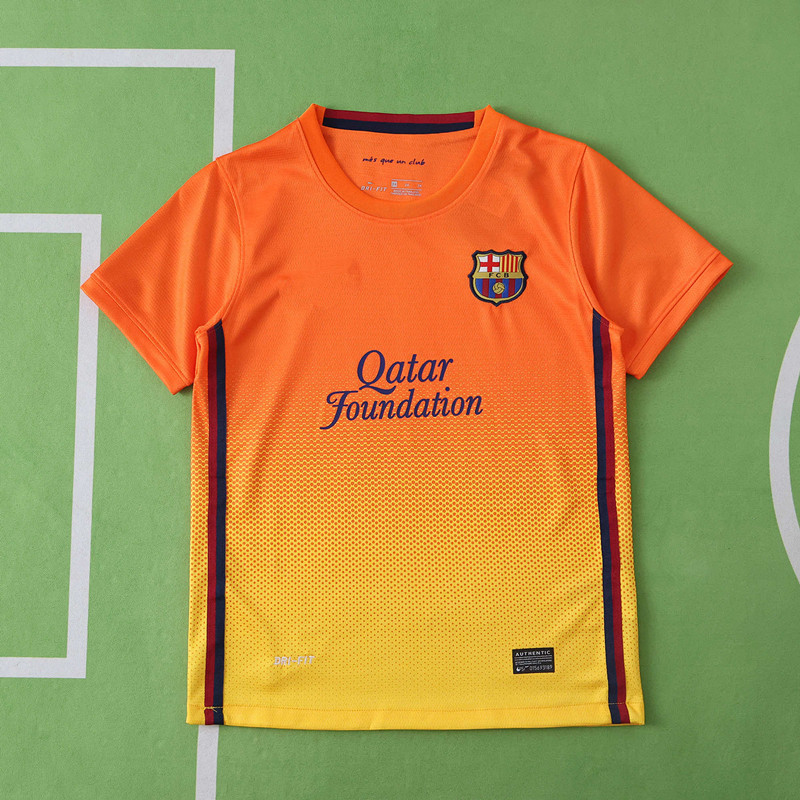 1213 season FC Barcelona / Barça away Kids kit
