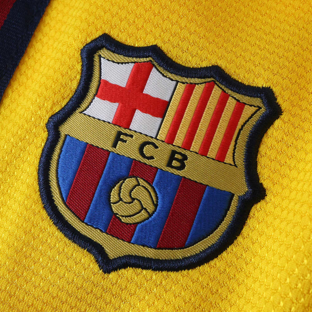 1213 season FC Barcelona / Barça away Kids kit