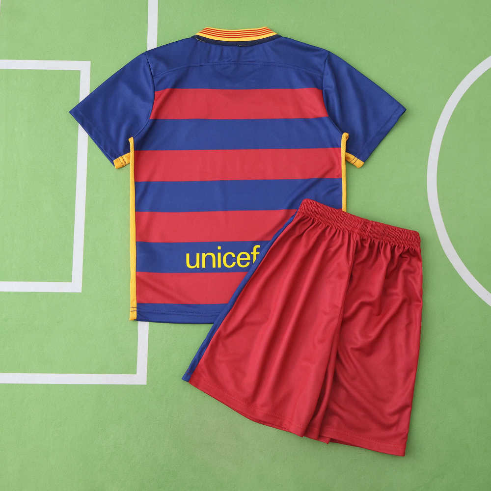 1516 season FC Barcelona / Barça home Kids kit