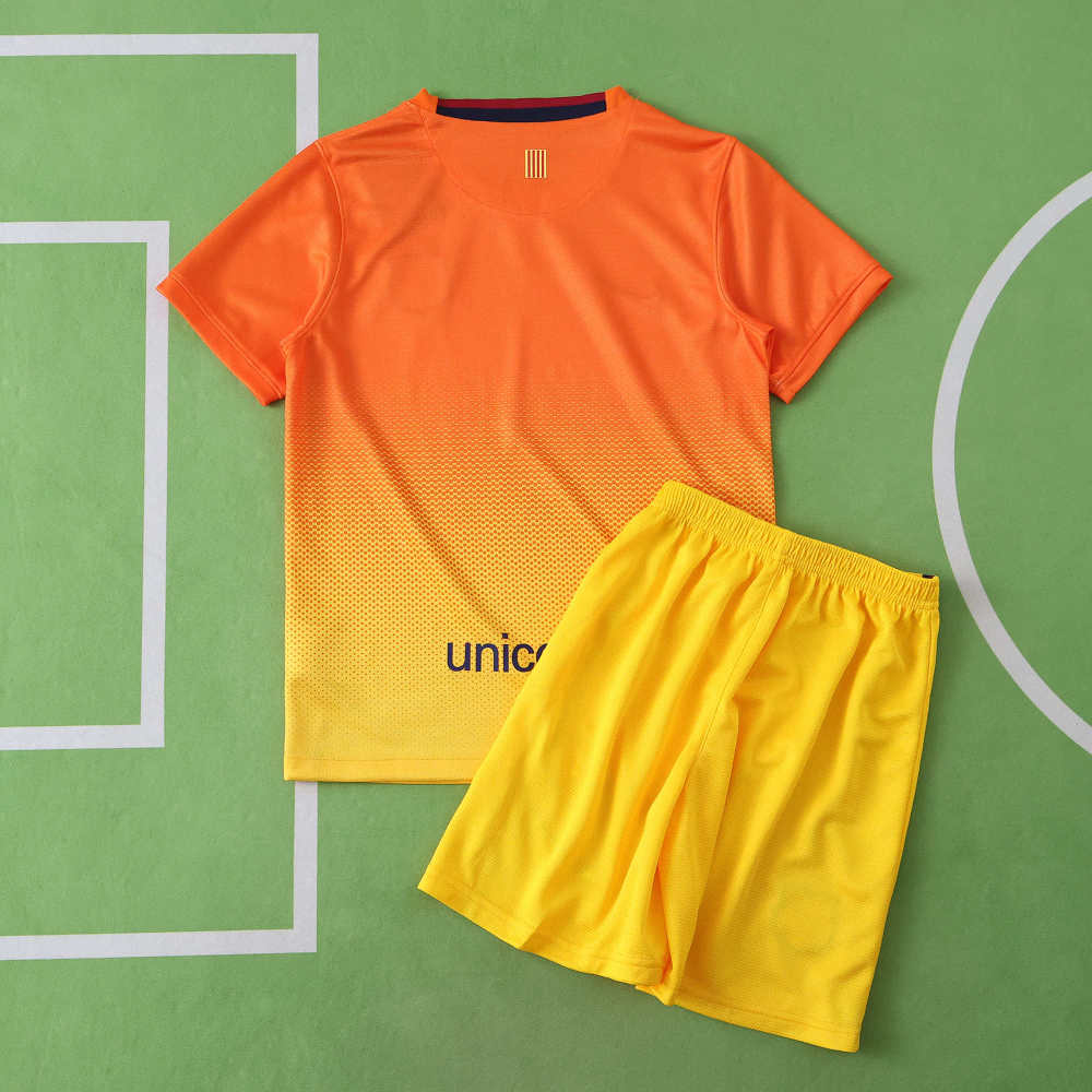 1213 season FC Barcelona / Barça away Kids kit