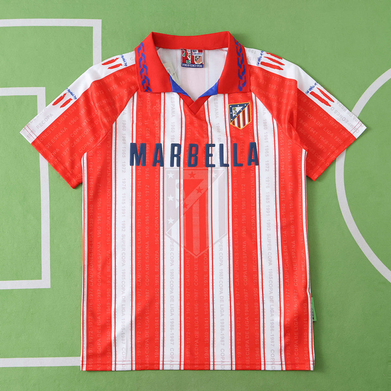 9596 season Club Atlético de Madrid home retro Fan version