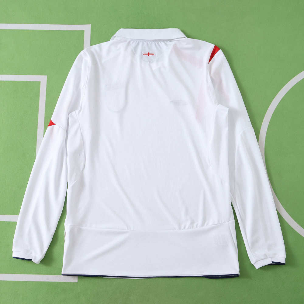 2006 season England home retro Long sleeved Fan version