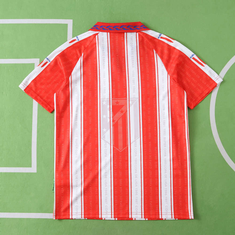 9596 season Club Atlético de Madrid home retro Fan version