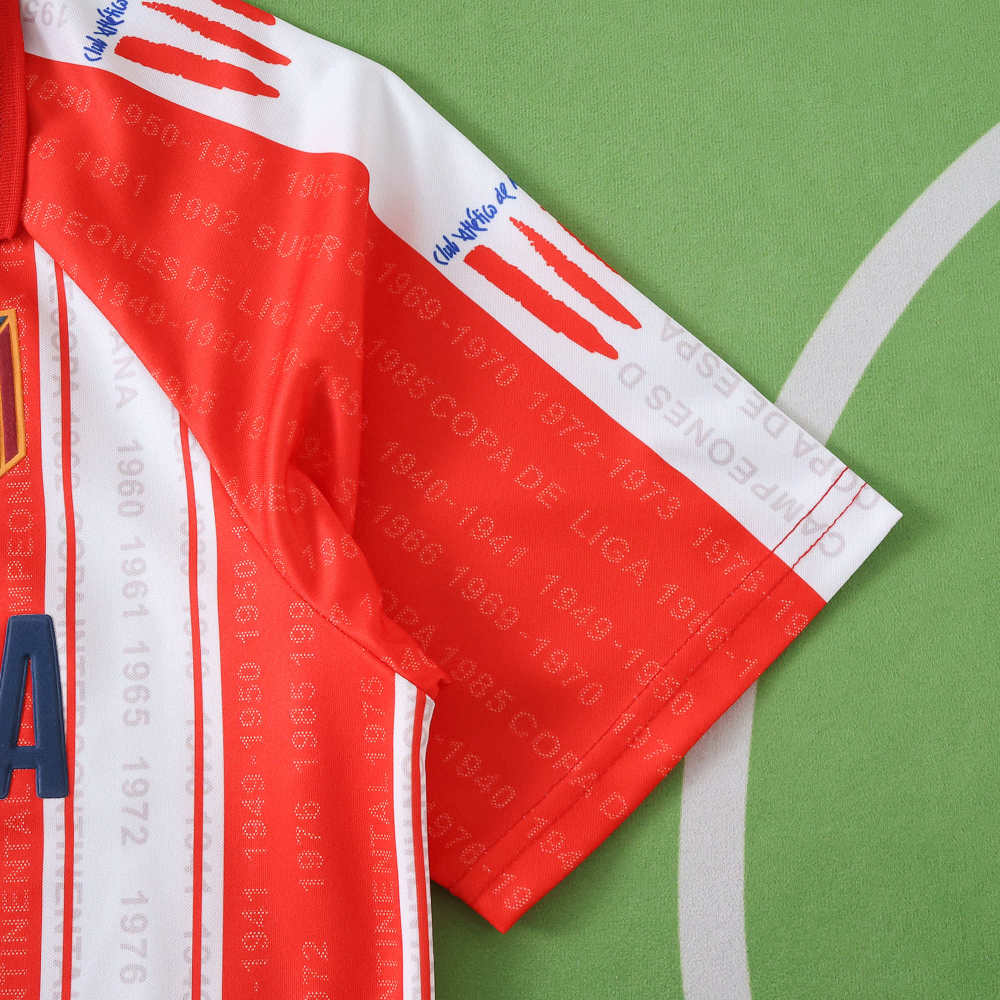 9596 season Club Atlético de Madrid home retro Fan version