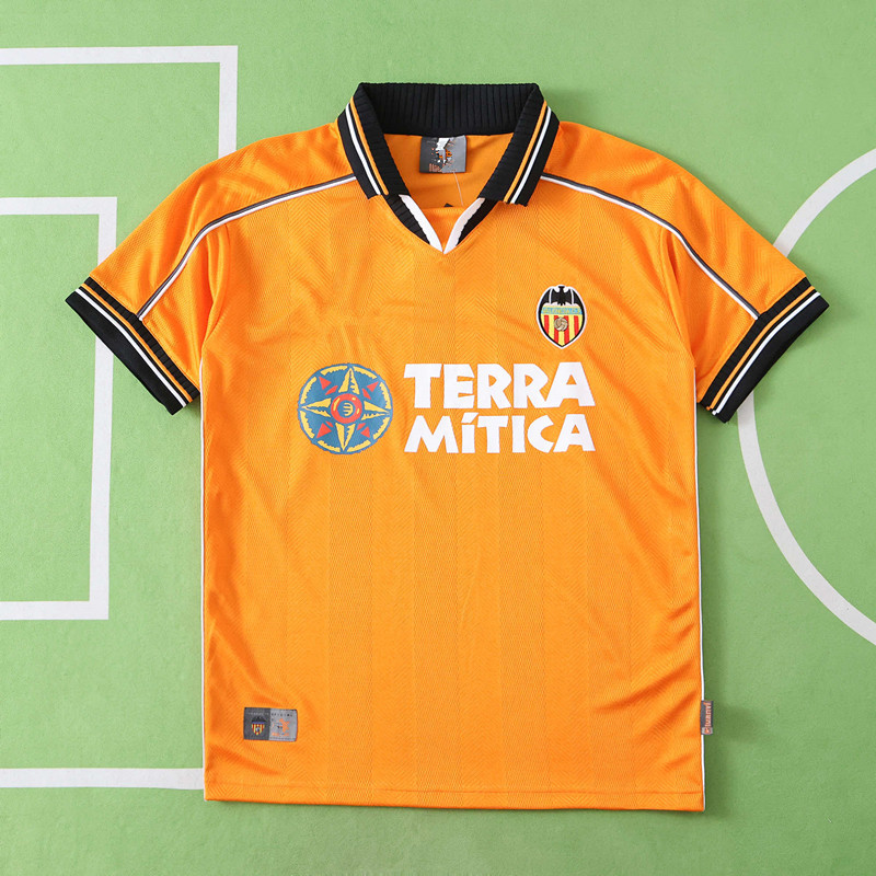 9900 season Valencia CF away retro Fan version