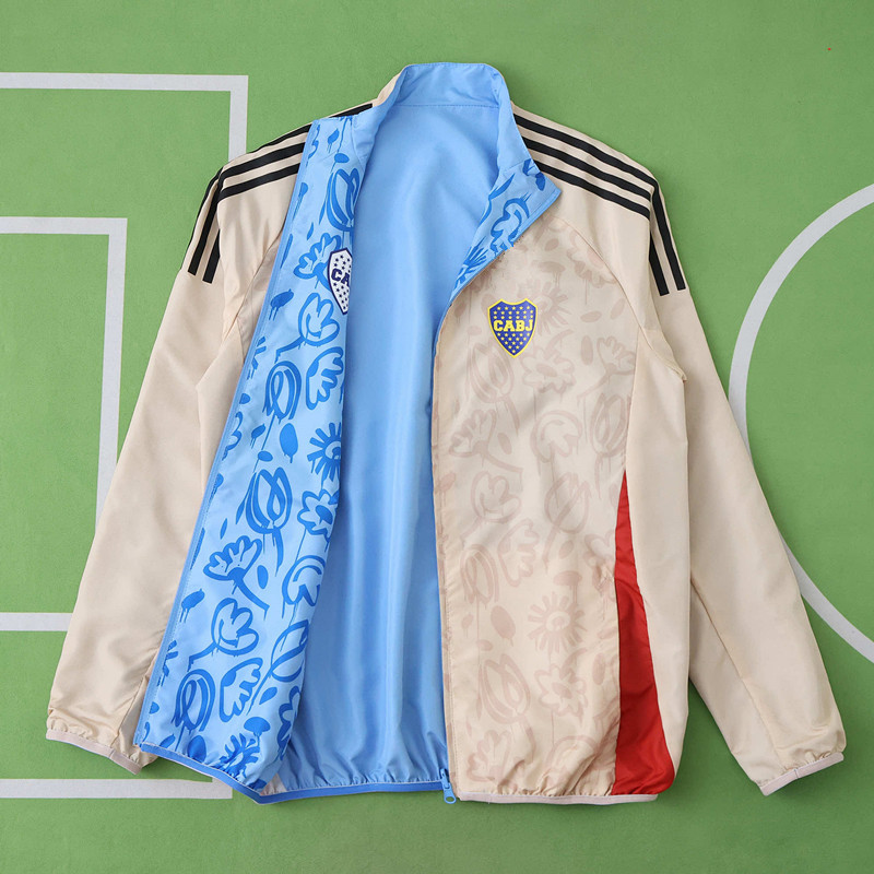 2425 Boca Juniors Wear on both sides windbreaker