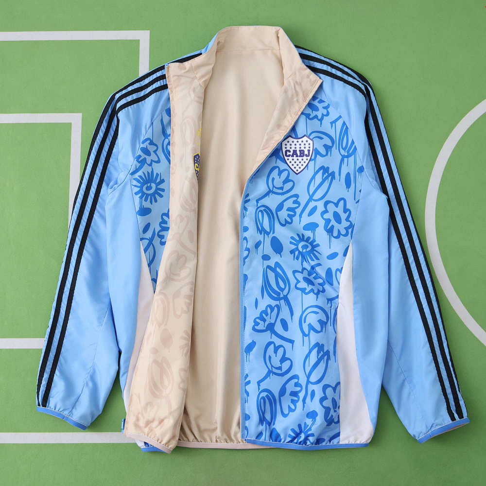 2425 Boca Juniors Wear on both sides windbreaker