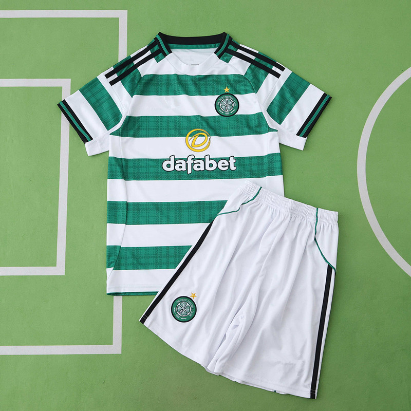 2526 season Celtic FC home Kids kit