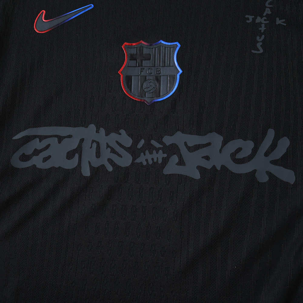 Limited Edition FC BARCELONA X TRAVIS SCOTT jersey. FC Barcelona 24/25 home Player v