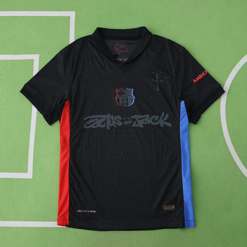 Limited Edition FC BARCELONA X TRAVIS SCOTT jersey. FC Barcelona 24/25 home Player v