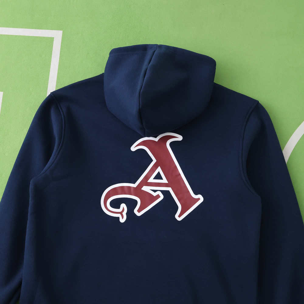2025 Arsenal black Hooded Hoodie set