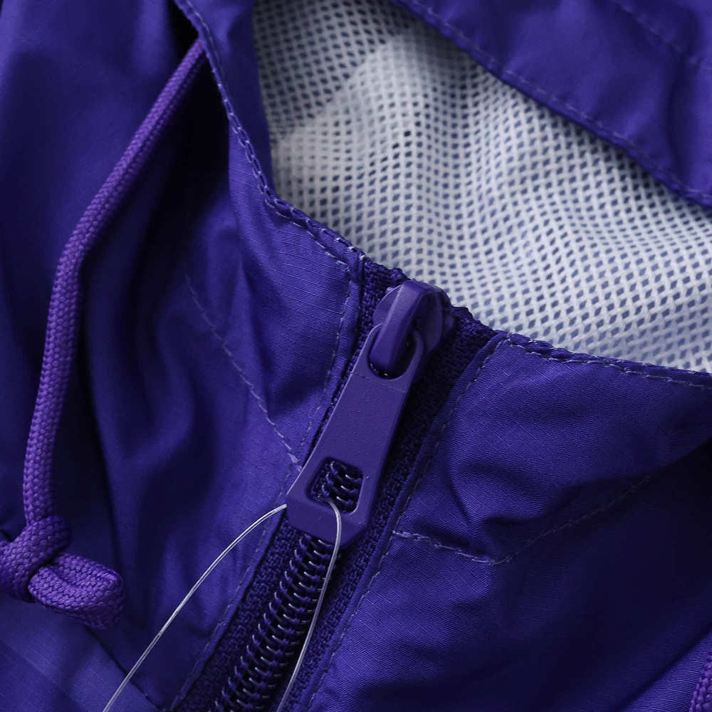 9596 Real Madrid CF purple Hooded windbreak