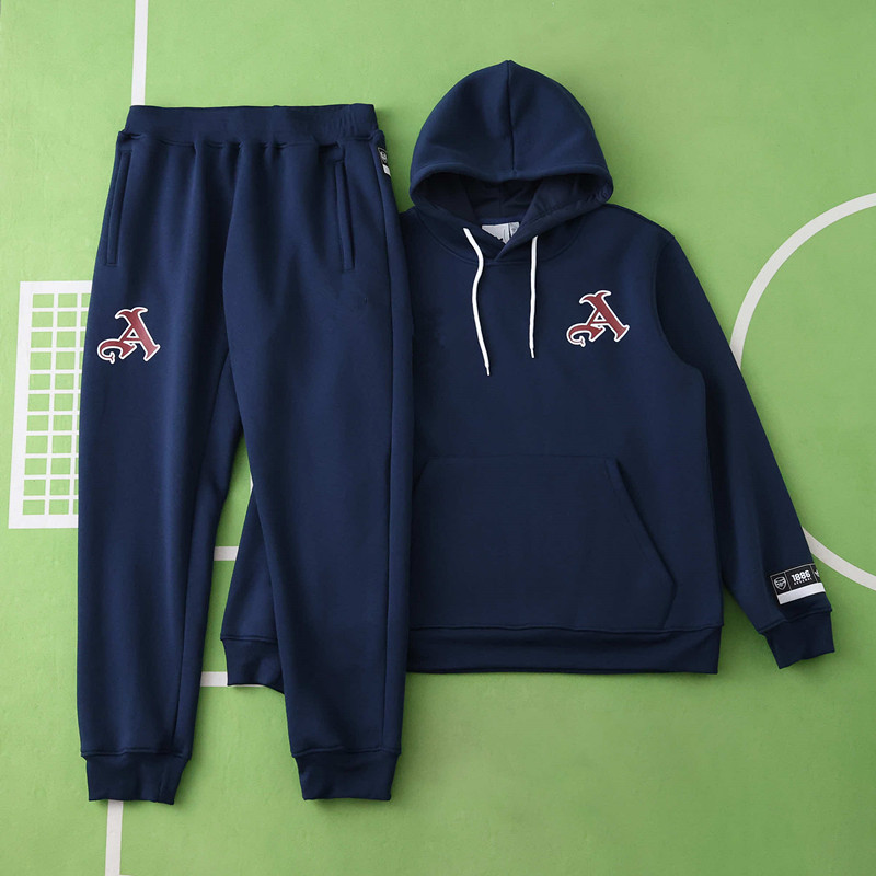 2025 Arsenal black Hooded Hoodie set